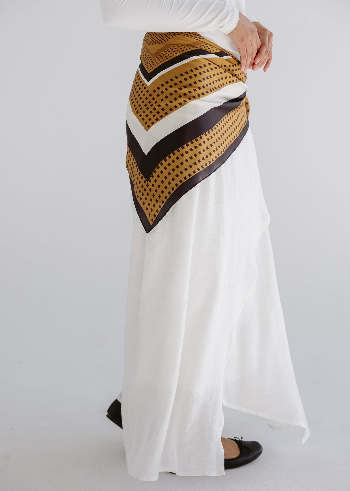 Square Silk Scarf 3 - AB ESSENTIALS