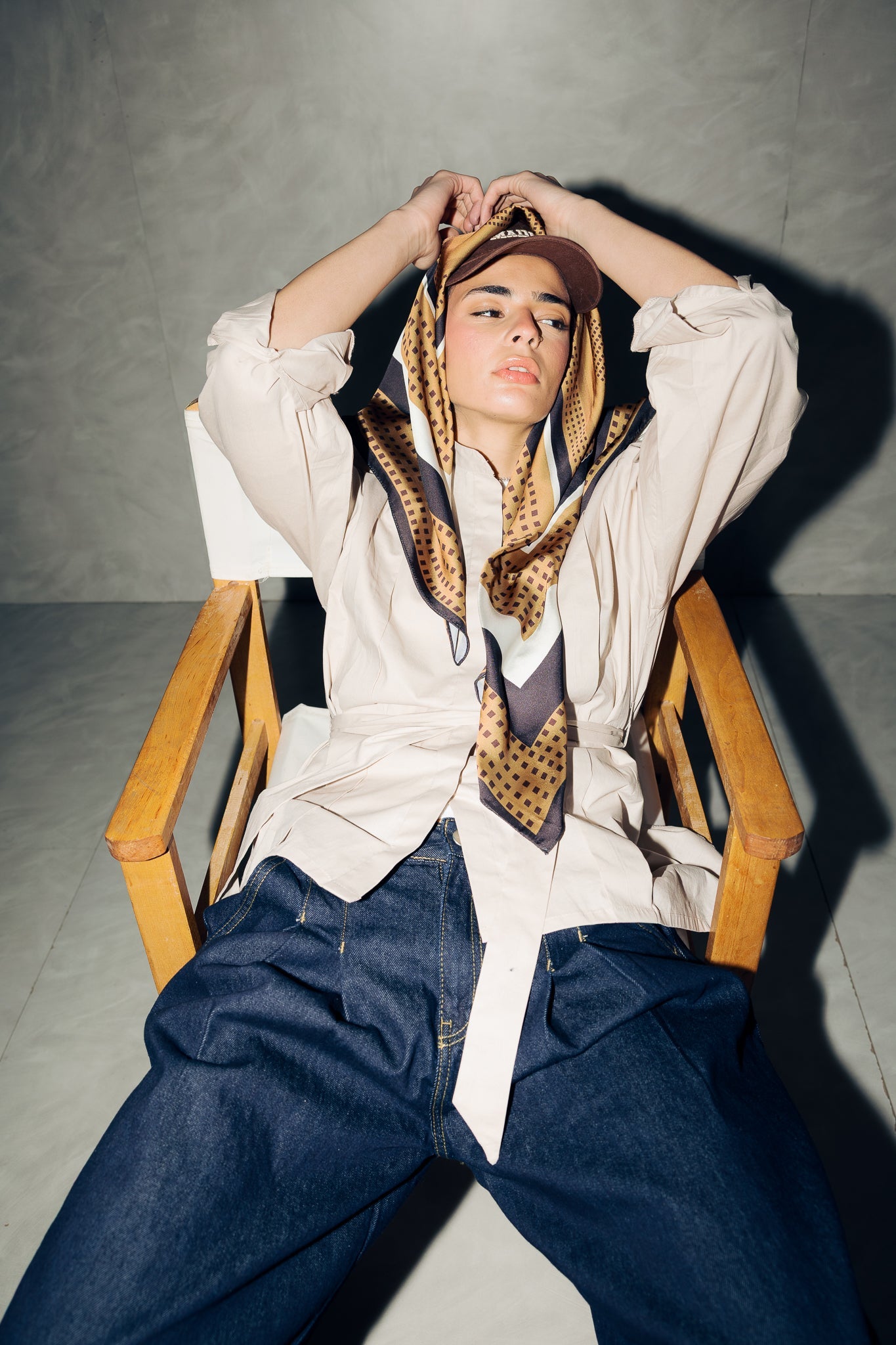 Square Silk Scarf 3 - AB ESSENTIALS
