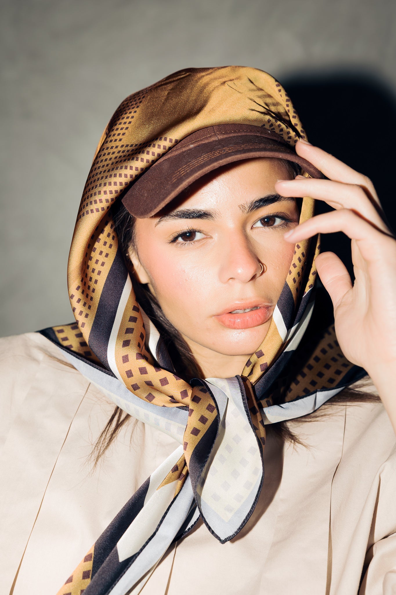 Square Silk Scarf 3 - AB ESSENTIALS