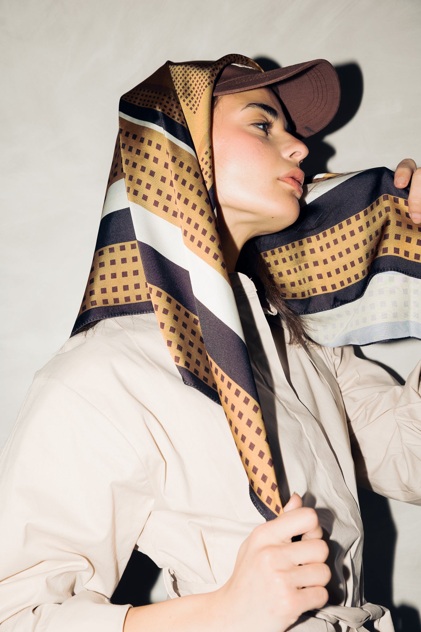 Square Silk Scarf 3 - AB ESSENTIALS