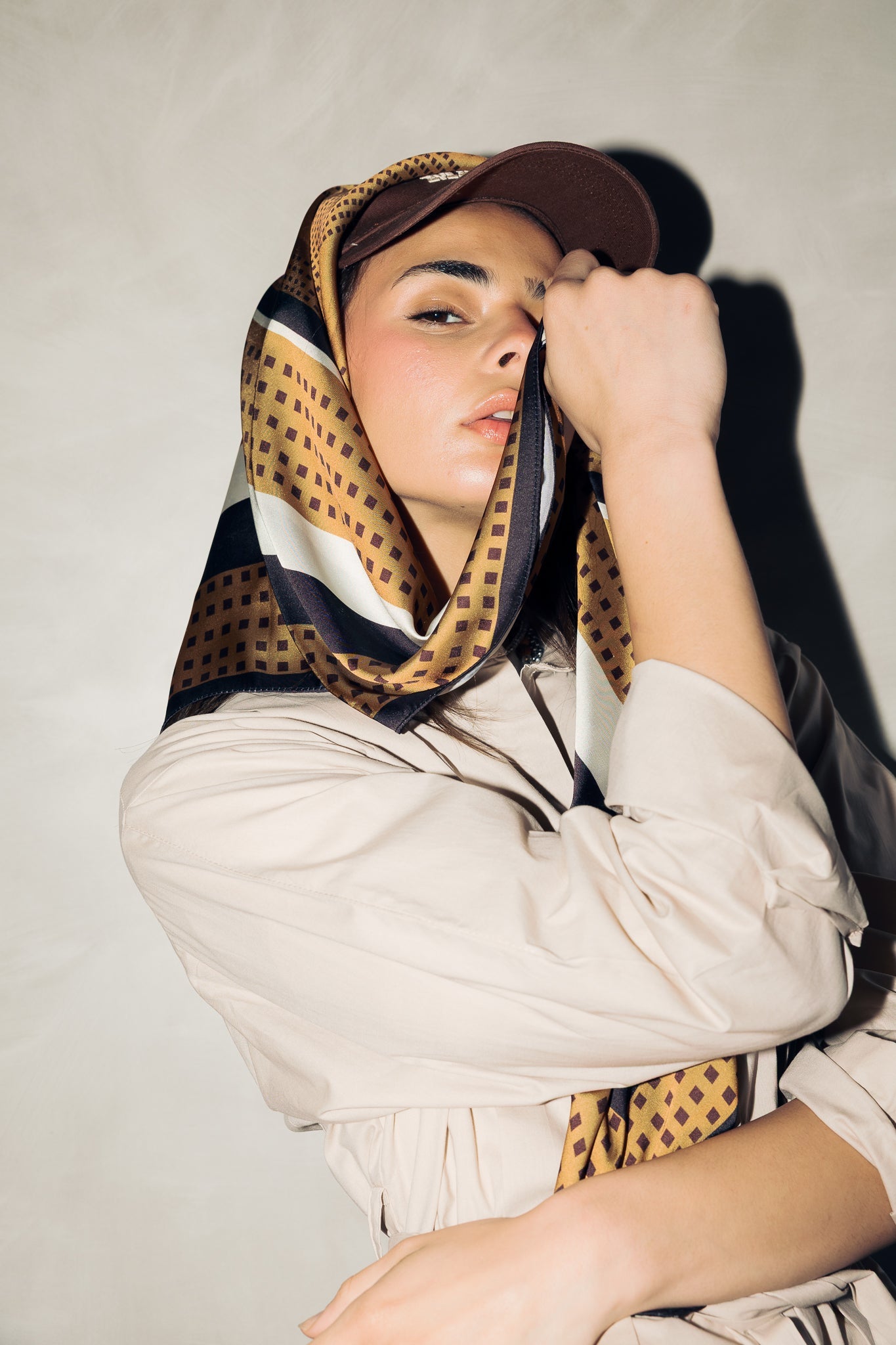 Square Silk Scarf 3 - AB ESSENTIALS