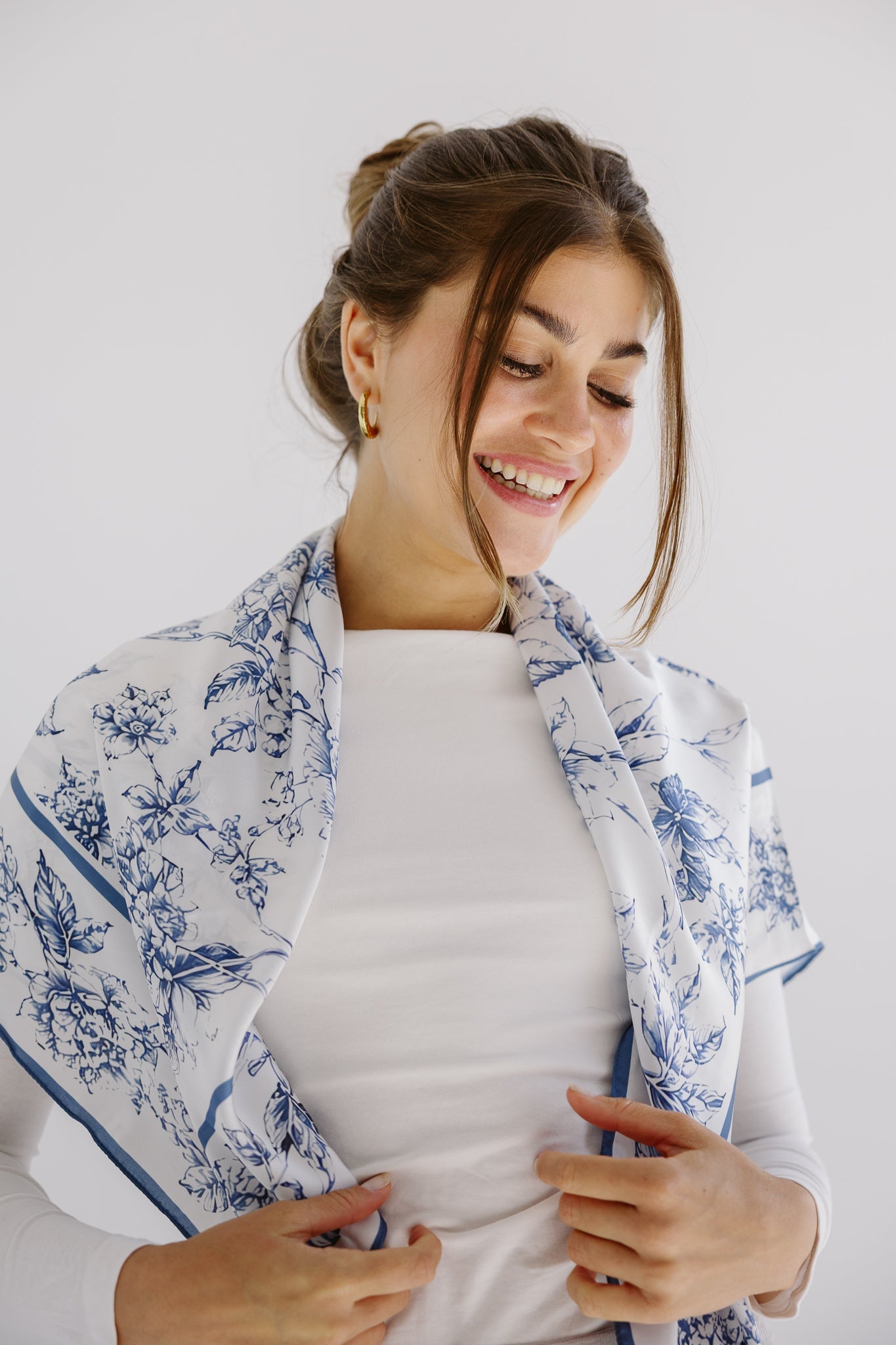 Square Silk Scarf 4 - AB ESSENTIALS