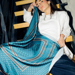Square Silk Scarf 5 - AB ESSENTIALS