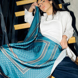 Square Silk Scarf 5 - AB ESSENTIALS