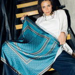 Square Silk Scarf 5 - AB ESSENTIALS