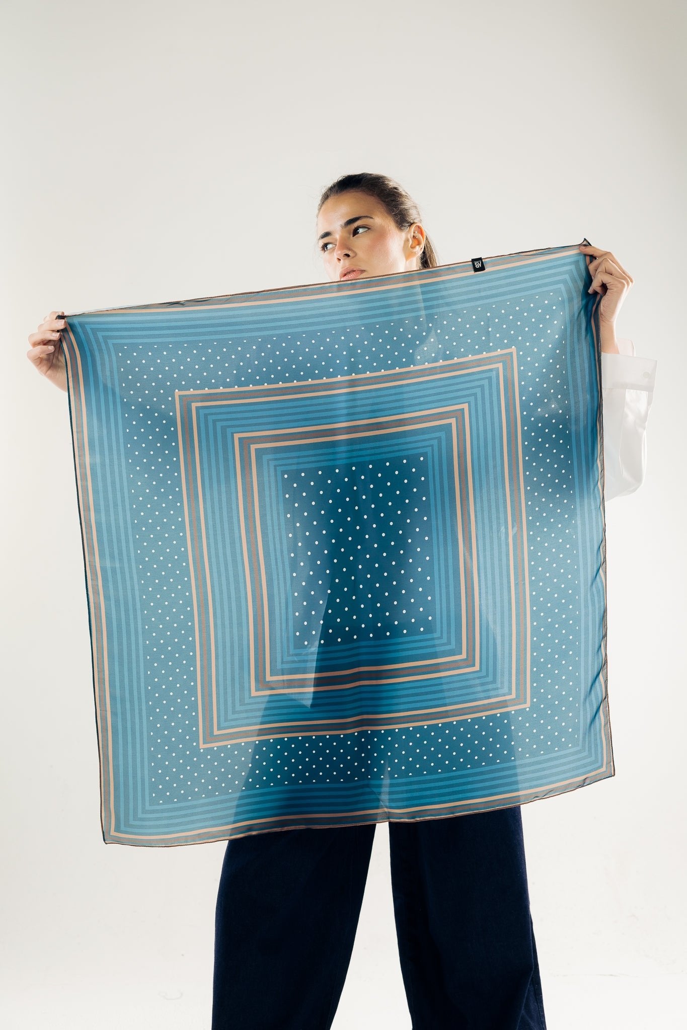 Square Silk Scarf 5 - AB ESSENTIALS