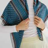 Square Silk Scarf 5 - AB ESSENTIALS