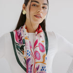 Square Silk Scarf 6 - AB ESSENTIALS