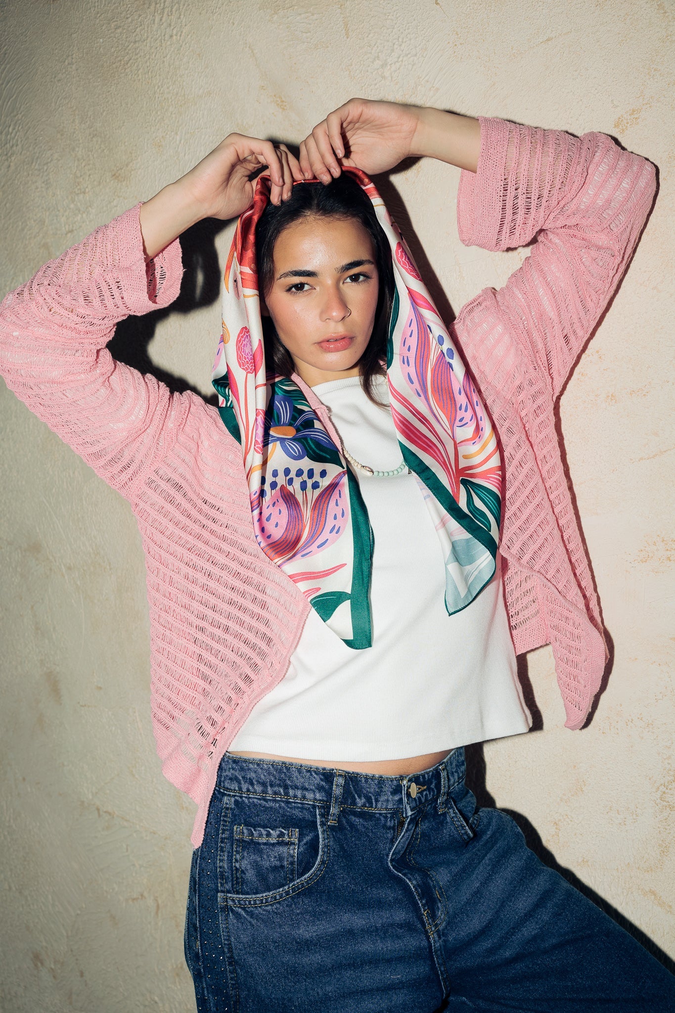 Square Silk Scarf 6 - AB ESSENTIALS