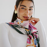 Square Silk Scarf 6 - AB ESSENTIALS