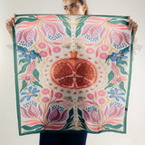 Square Silk Scarf 6 - AB ESSENTIALS