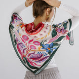 Square Silk Scarf 6 - AB ESSENTIALS