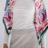 Square Silk Scarf 6 - AB ESSENTIALS