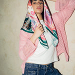 Square Silk Scarf 6 - AB ESSENTIALS