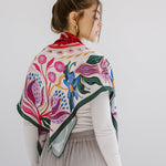 Square Silk Scarf 6 - AB ESSENTIALS