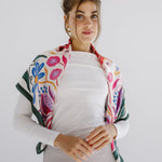 Square Silk Scarf 6 - AB ESSENTIALS