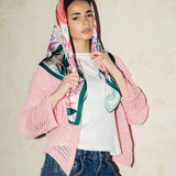 Square Silk Scarf 6 - AB ESSENTIALS