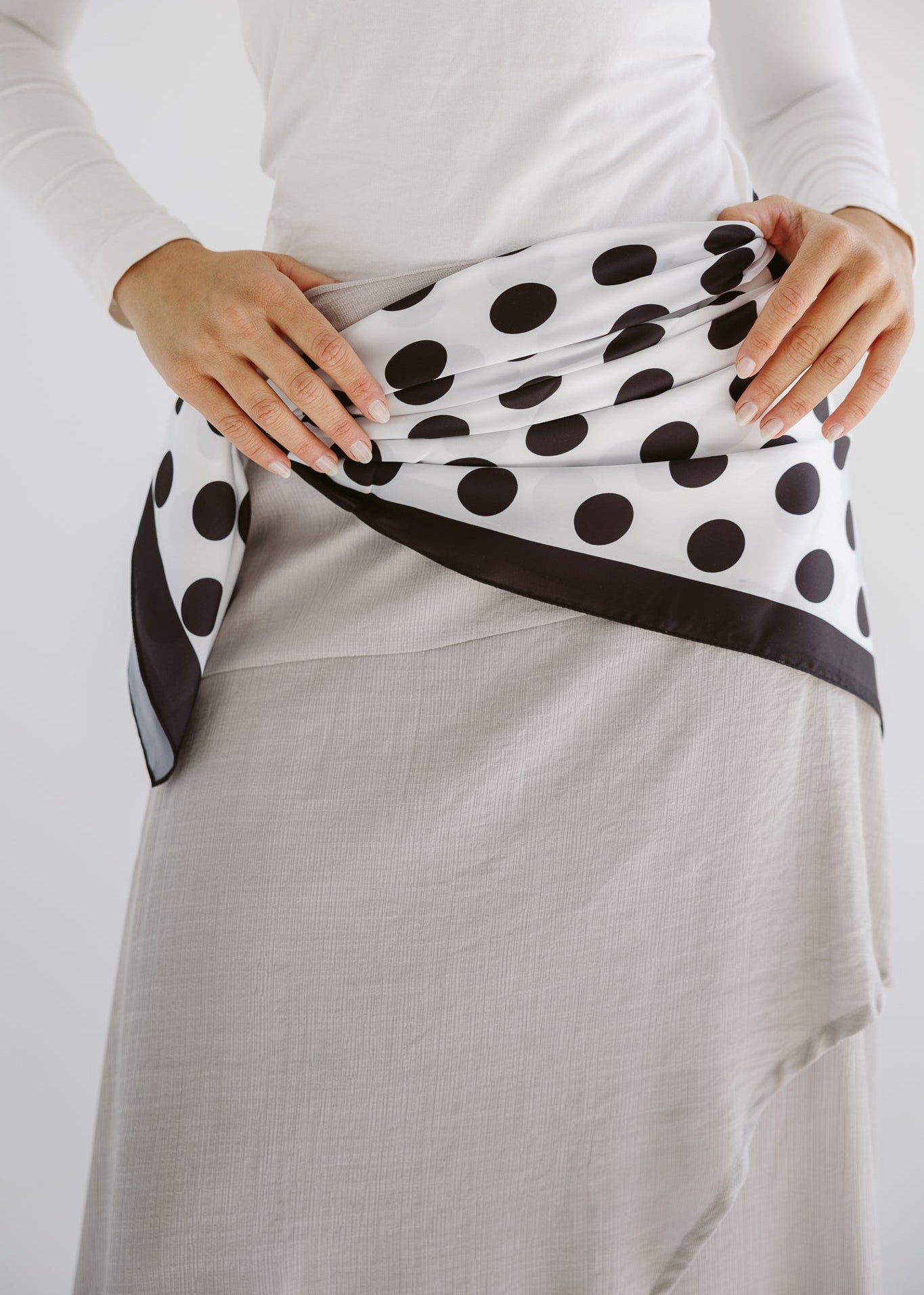 Square Silk Scarf 7 - AB ESSENTIALS