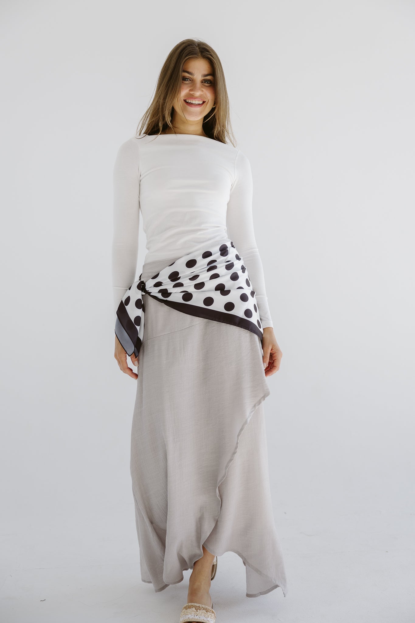 Square Silk Scarf 7 - AB ESSENTIALS