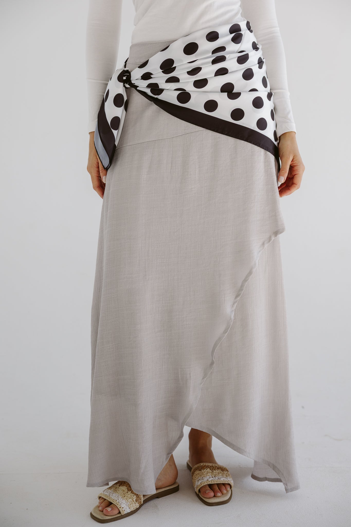 Square Silk Scarf 7 - AB ESSENTIALS