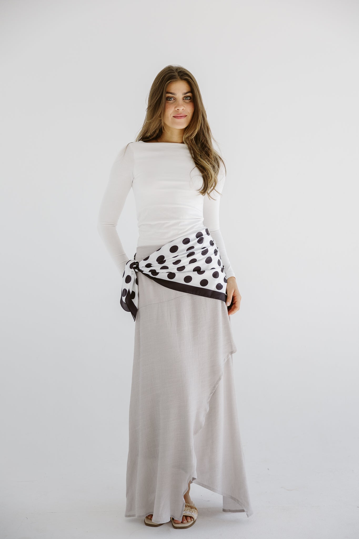 Square Silk Scarf 7 - AB ESSENTIALS