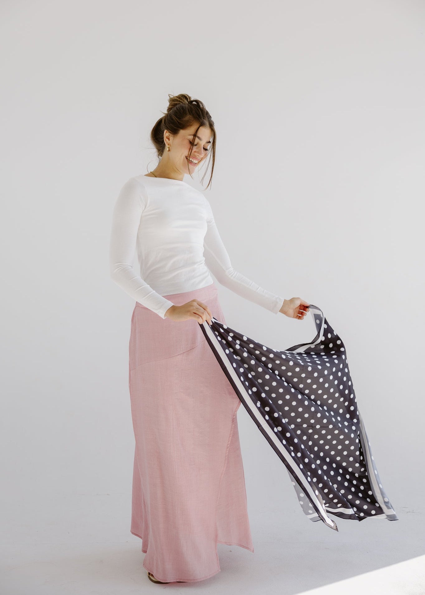 Square Silk Scarf 8 - AB ESSENTIALS