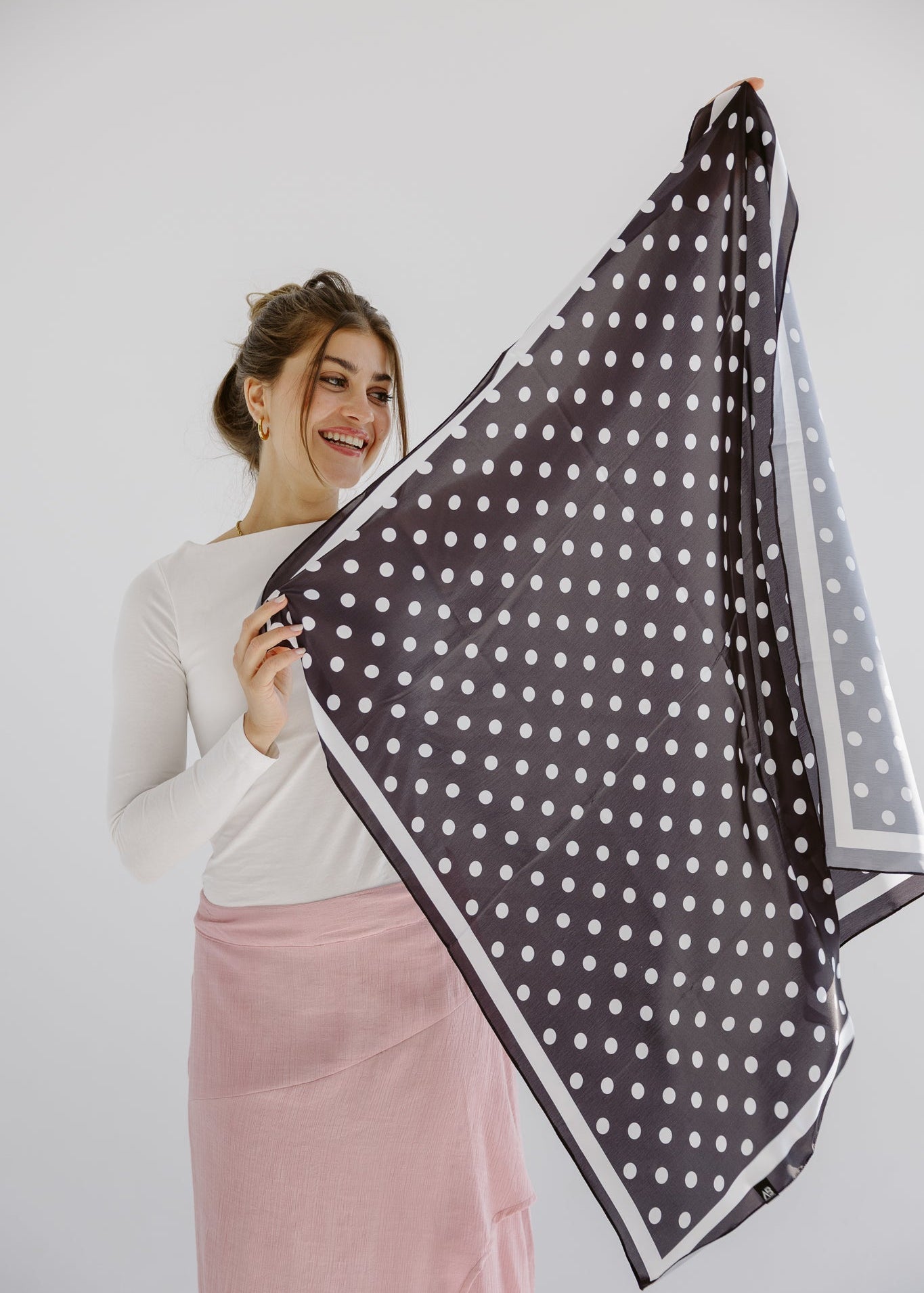 Square Silk Scarf 8 - AB ESSENTIALS