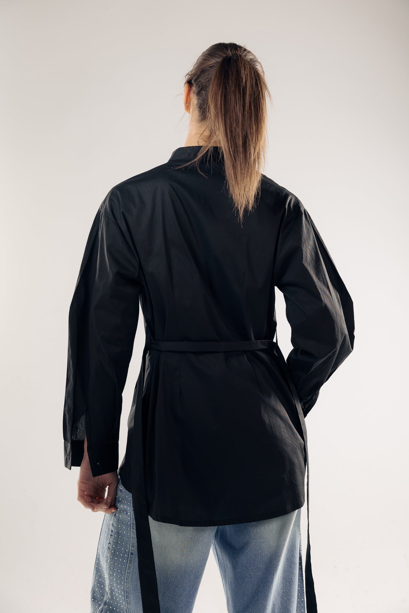 Star Girl Shirt Black - AB ESSENTIALS