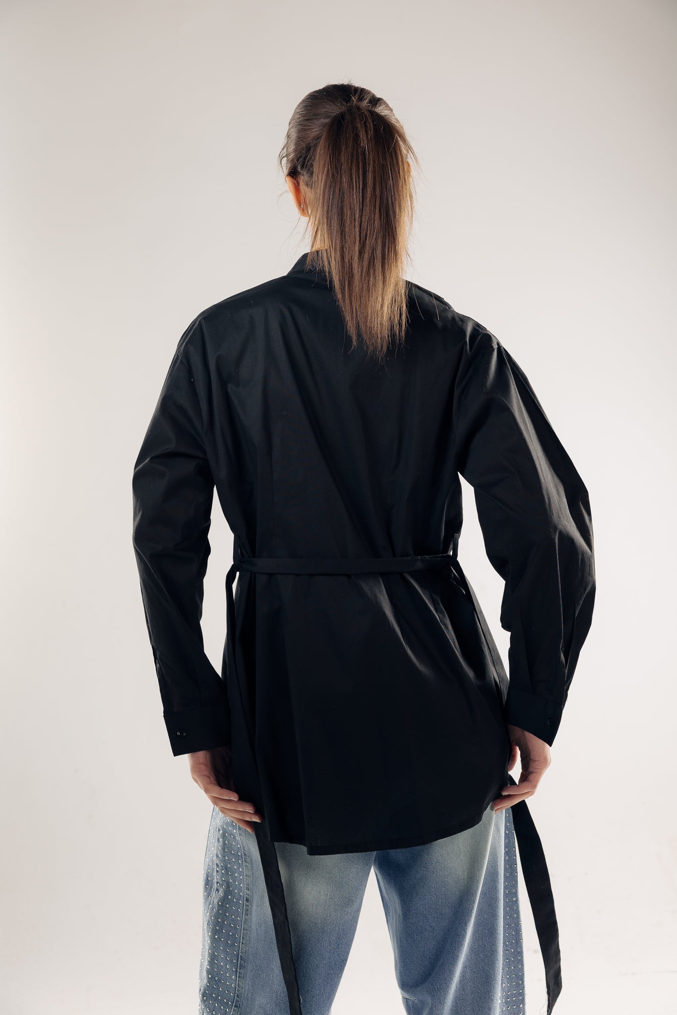 Star Girl Shirt Black - AB ESSENTIALS