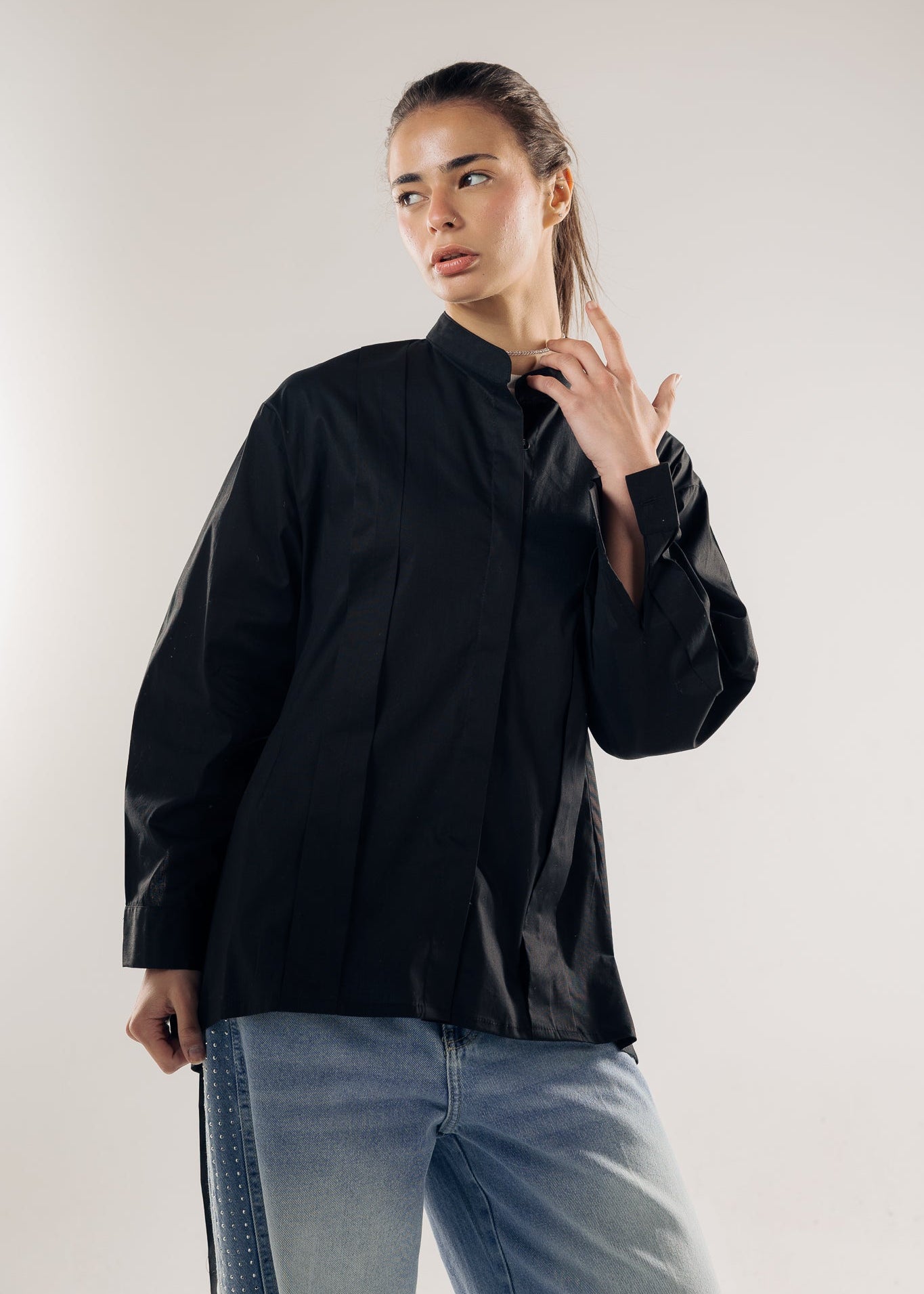Star Girl Shirt Black - AB ESSENTIALS