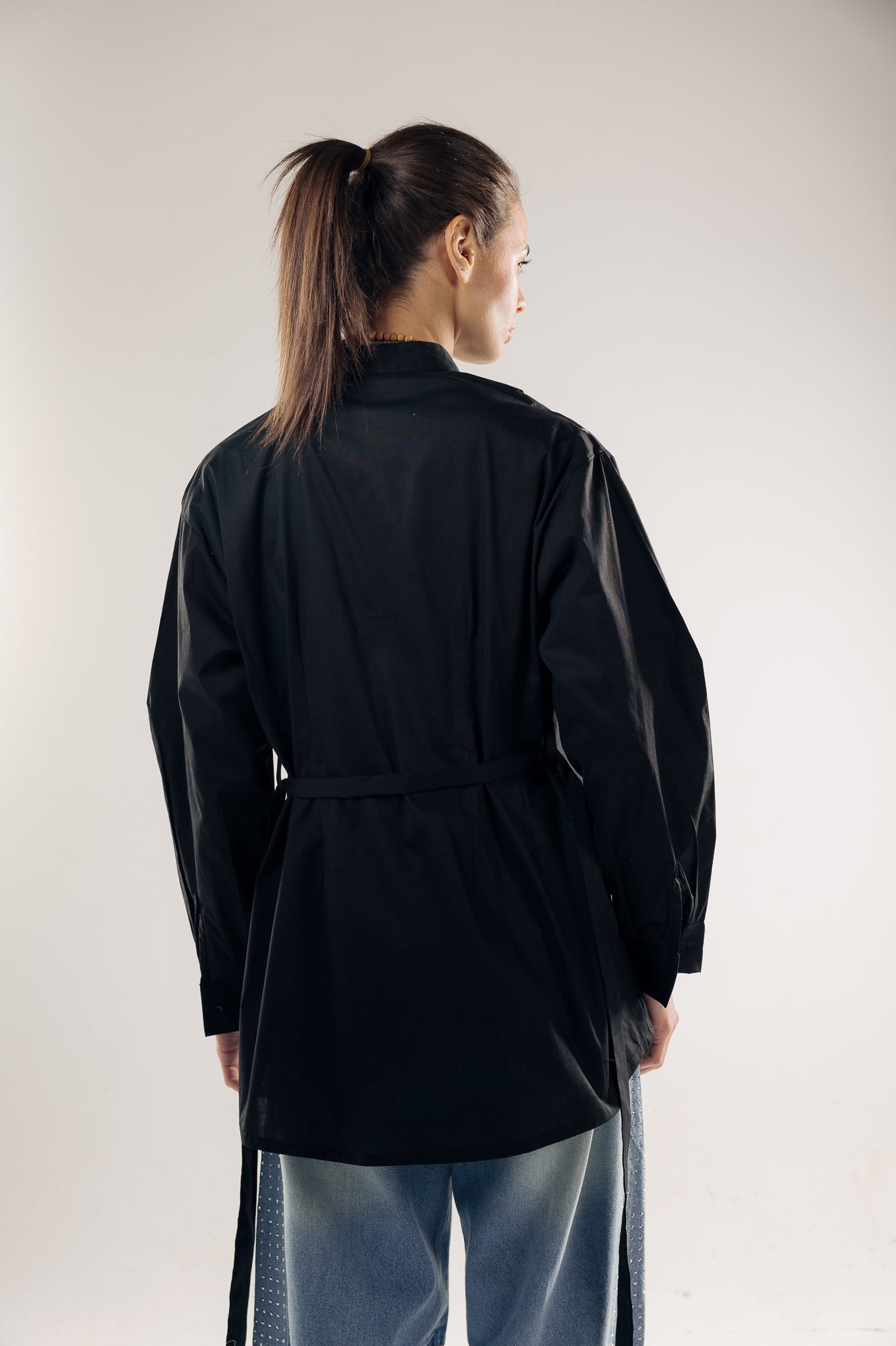 Star Girl Shirt Black - AB ESSENTIALS