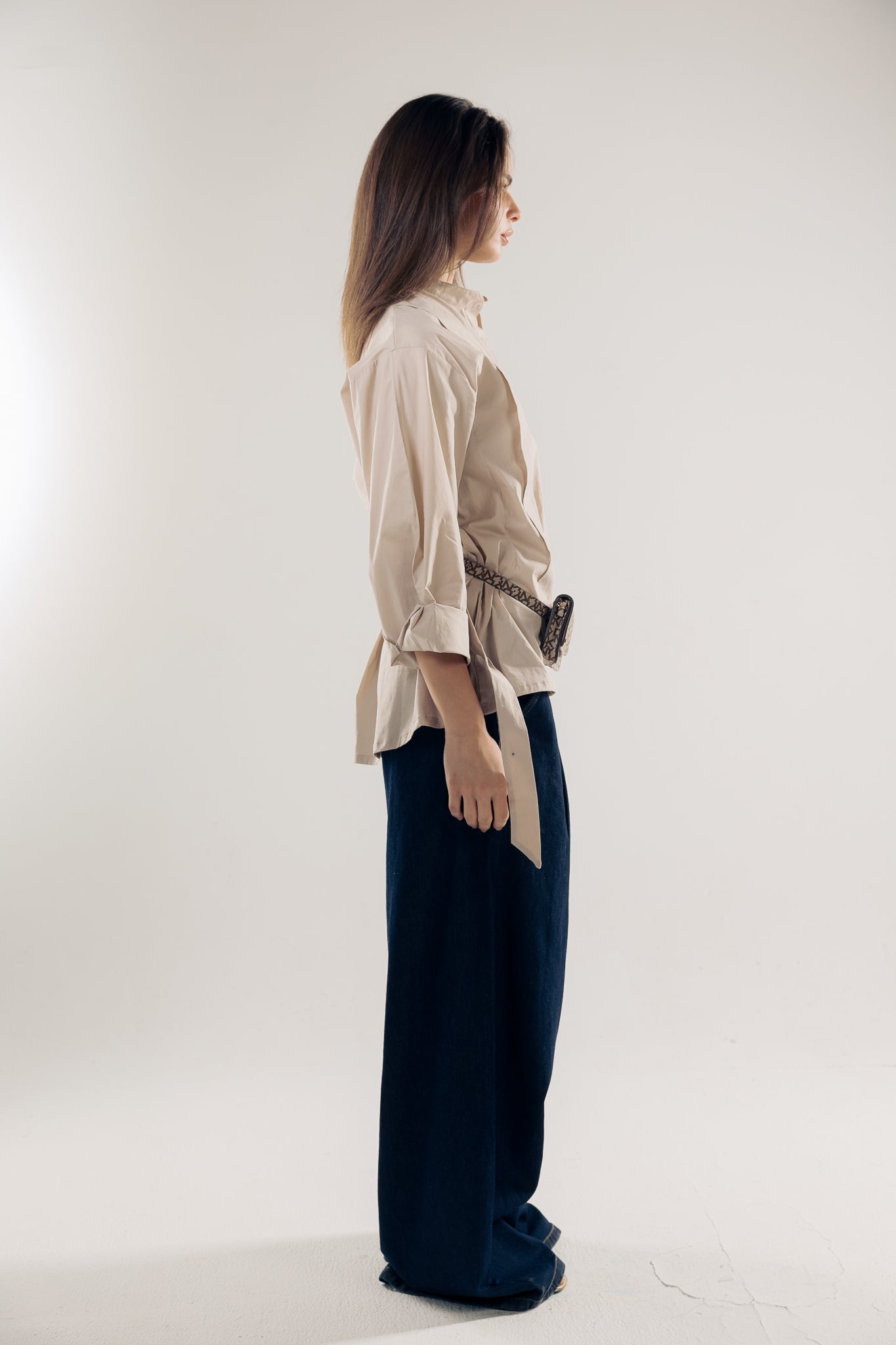 Star Girl Shirt Latte - AB ESSENTIALS