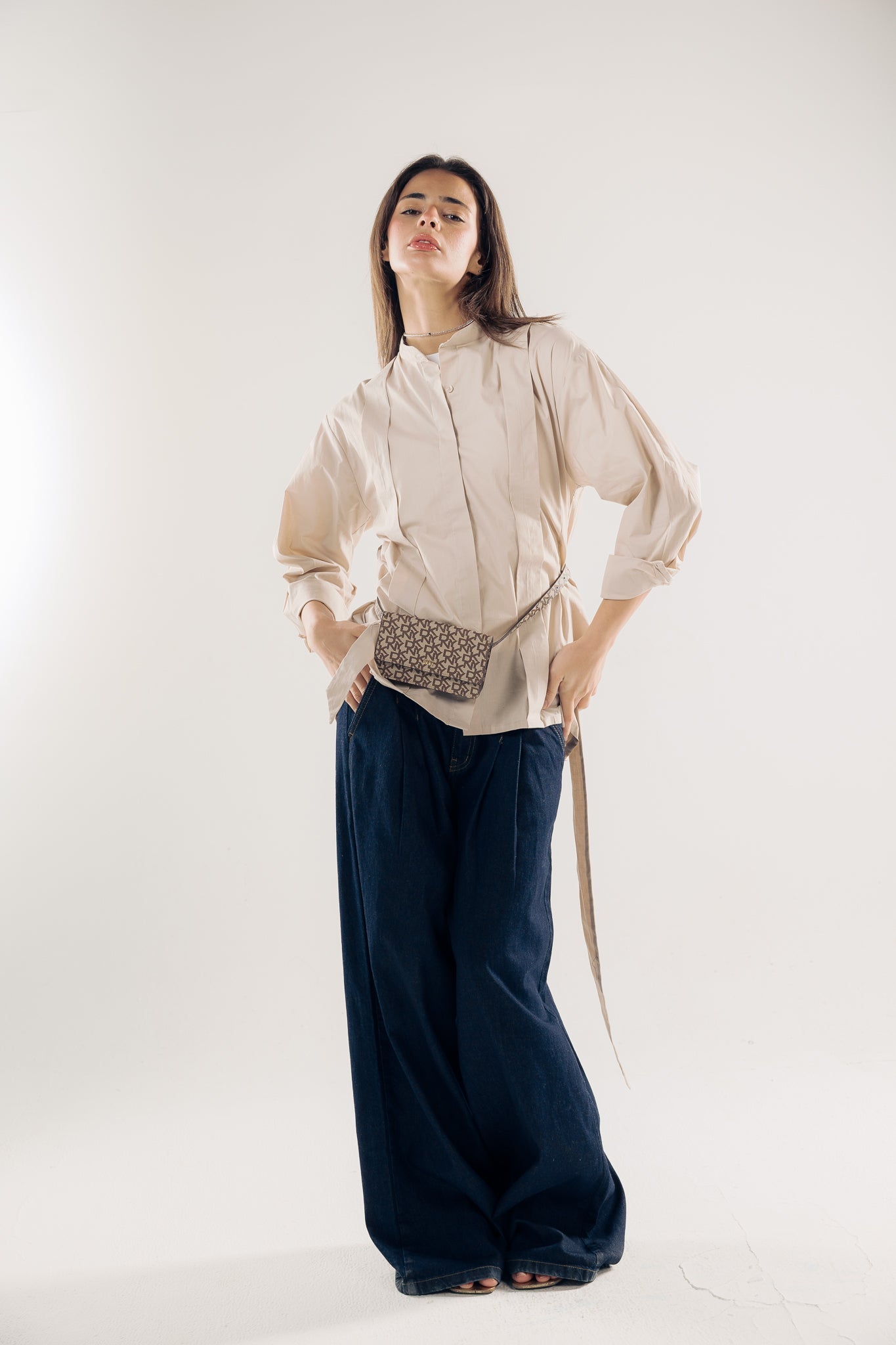 Star Girl Shirt Latte - AB ESSENTIALS