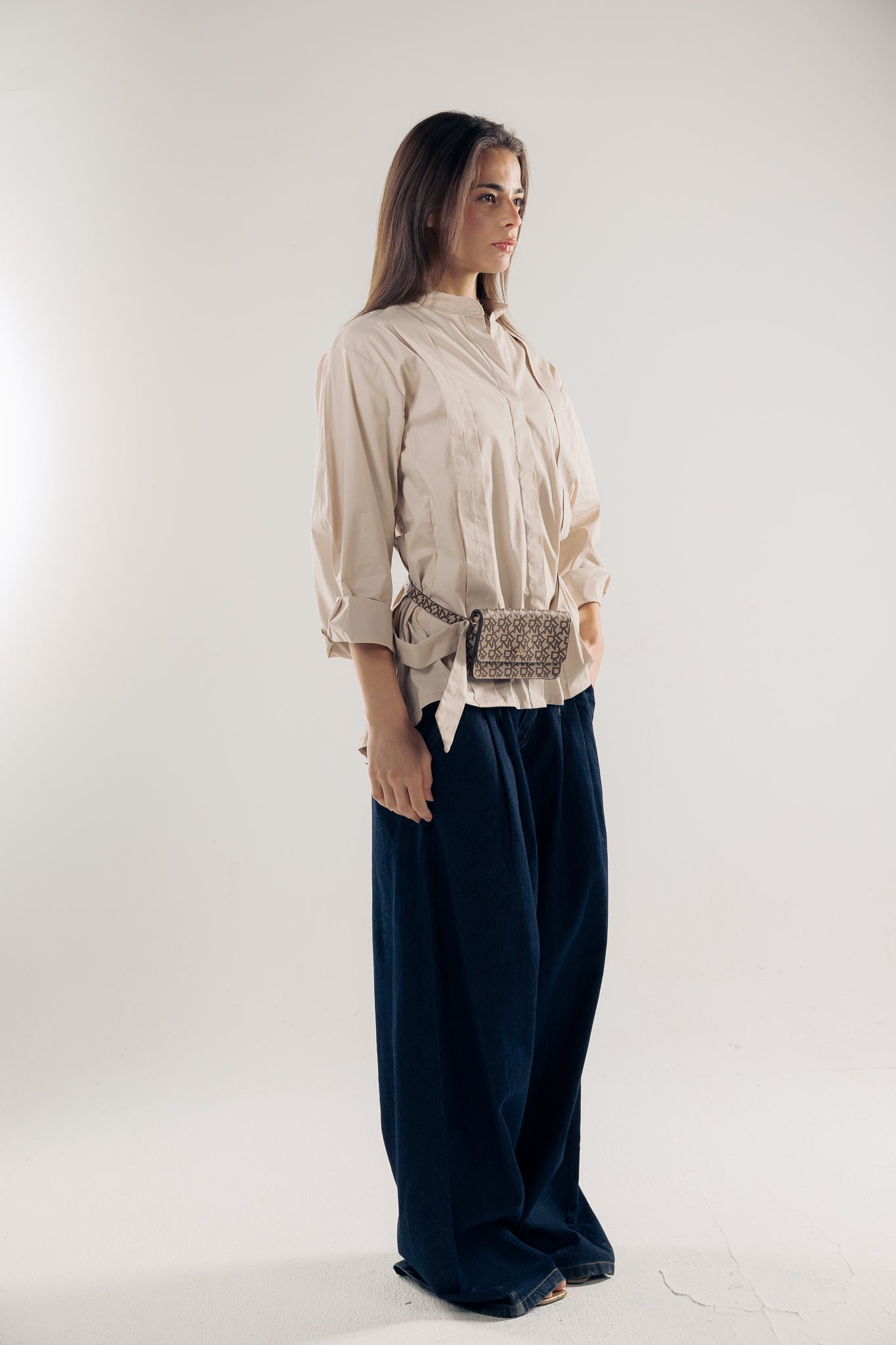 Star Girl Shirt Latte - AB ESSENTIALS