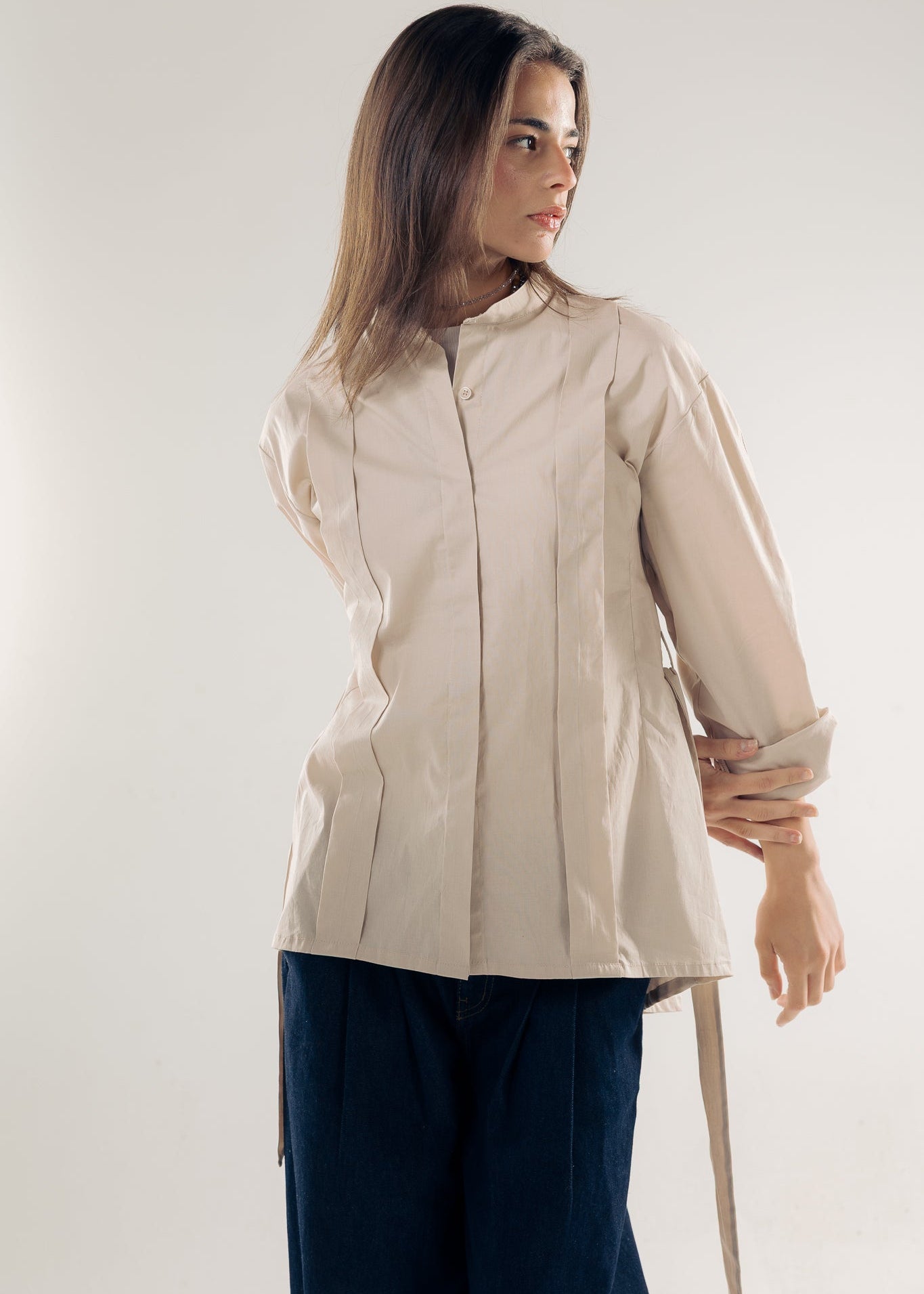 Star Girl Shirt Latte - AB ESSENTIALS