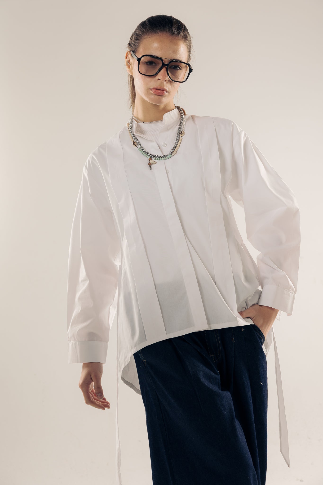 Star Girl Shirt White - AB ESSENTIALS