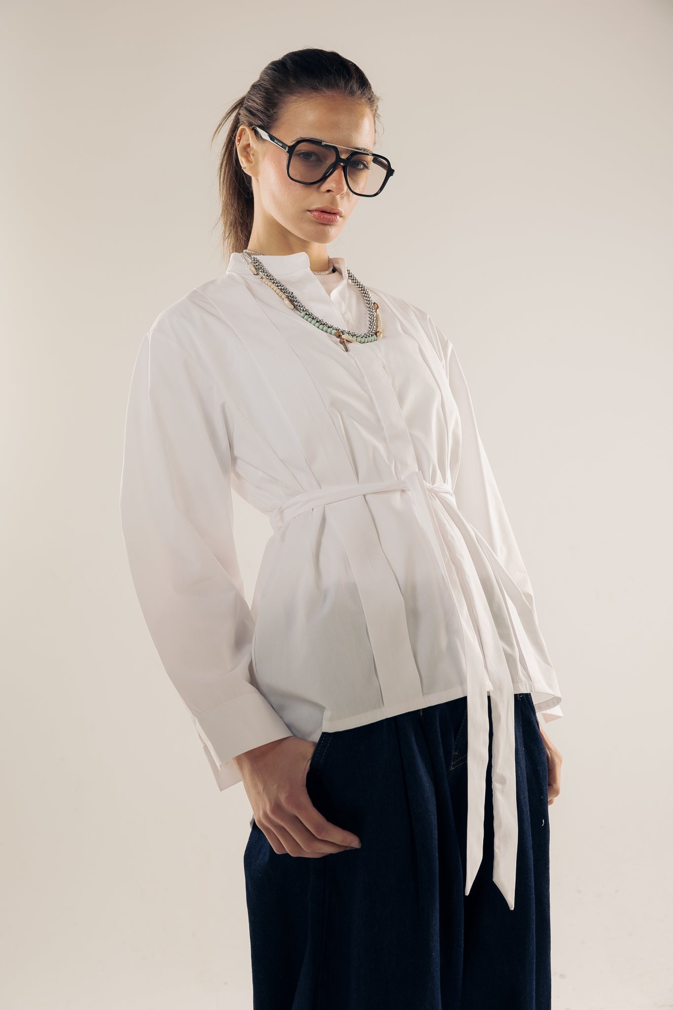 Star Girl Shirt White - AB ESSENTIALS