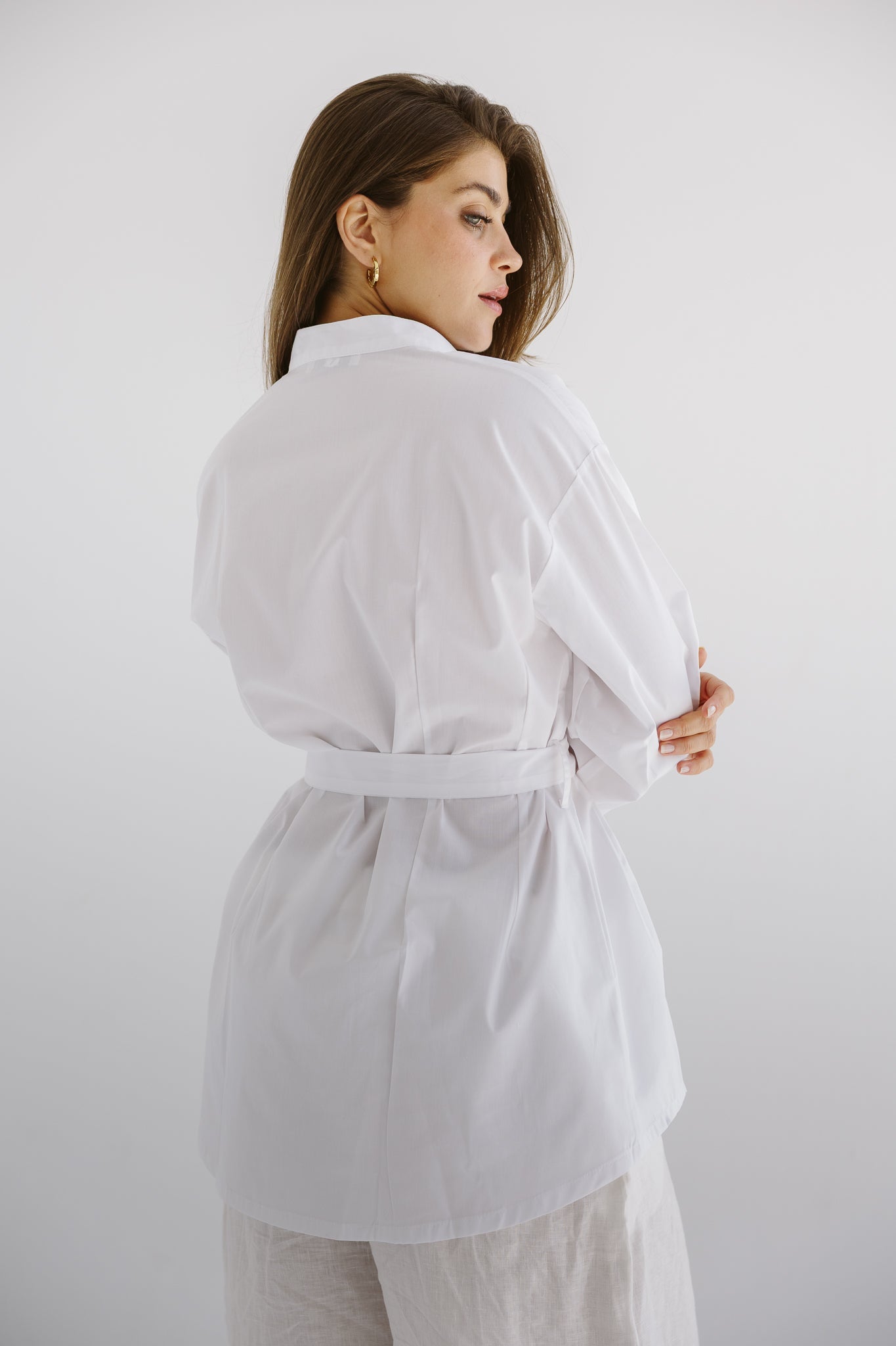 Star Girl Shirt White - AB ESSENTIALS