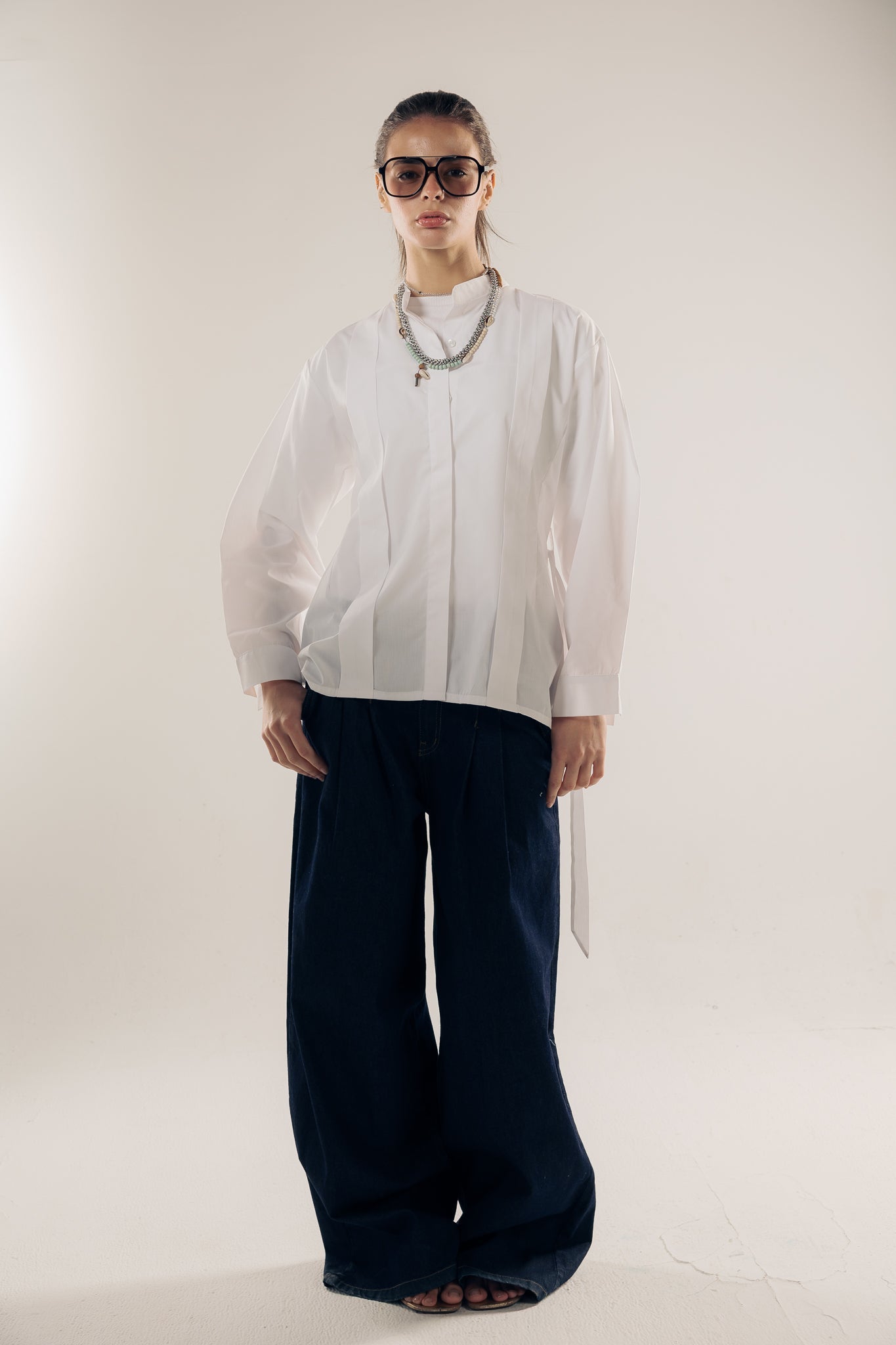 Star Girl Shirt White - AB ESSENTIALS
