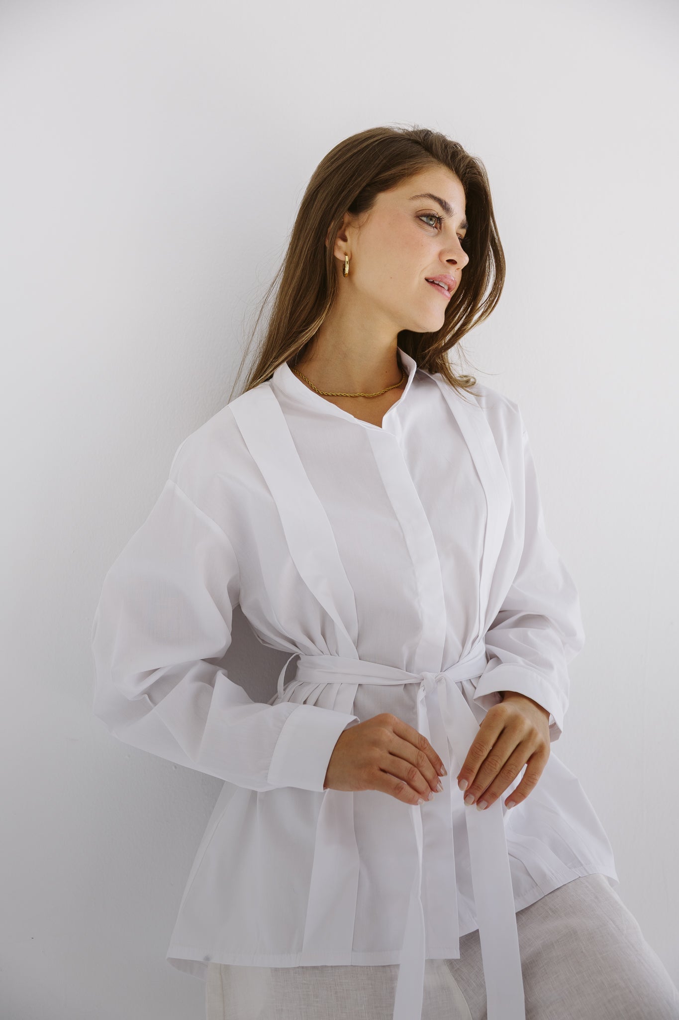 Star Girl Shirt White - AB ESSENTIALS