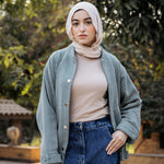 Street Bomber Green - AB ESSENTIALS