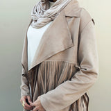 Suede Coat Cafe - AB ESSENTIALS