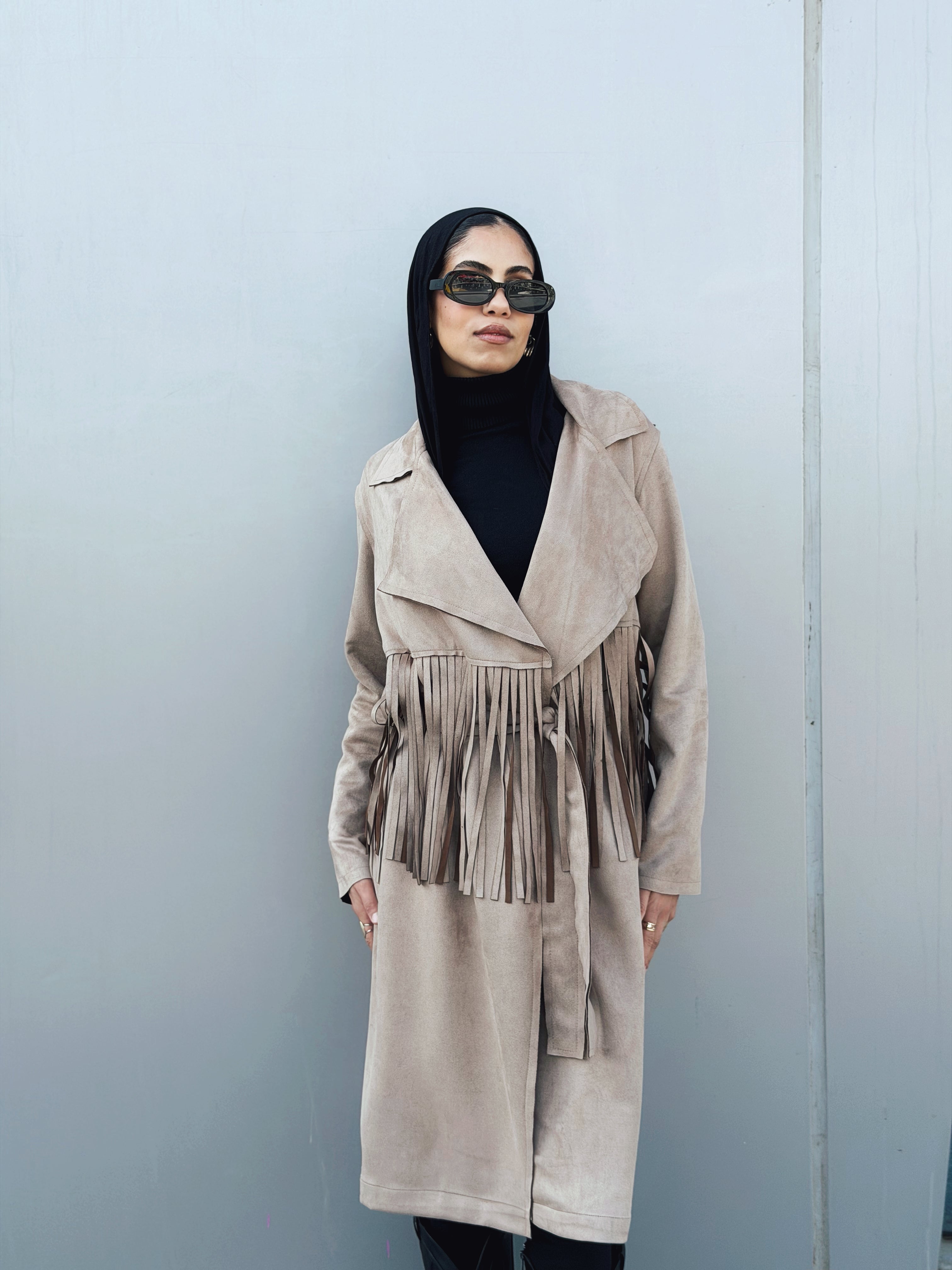 Suede Coat Cafe - AB ESSENTIALS