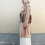 Suede Coat Cafe - AB ESSENTIALS