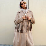 Suede Coat Cafe - AB ESSENTIALS