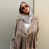 Suede Coat Cafe - AB ESSENTIALS