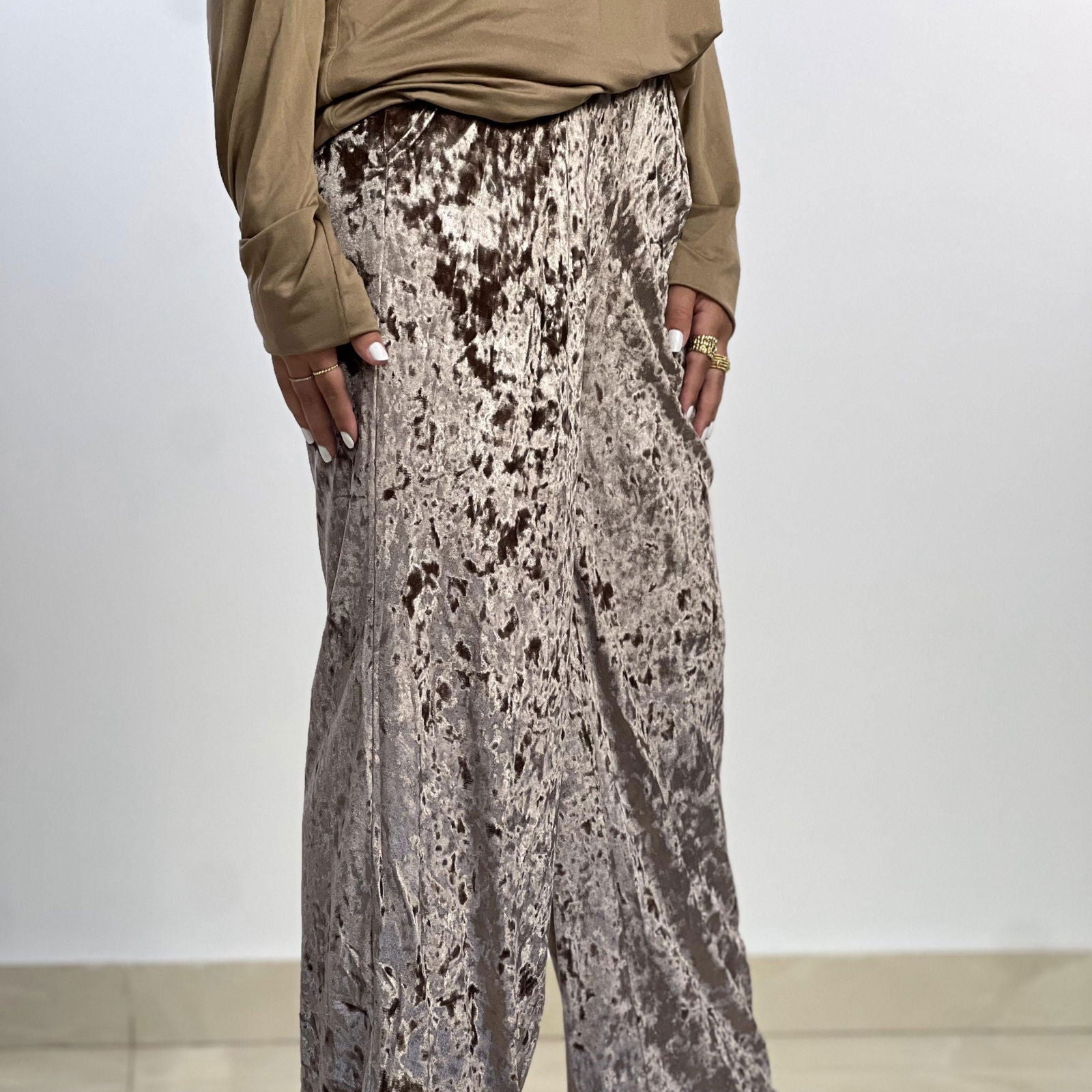 Super Velvet Cafe Pants - AB ESSENTIALS