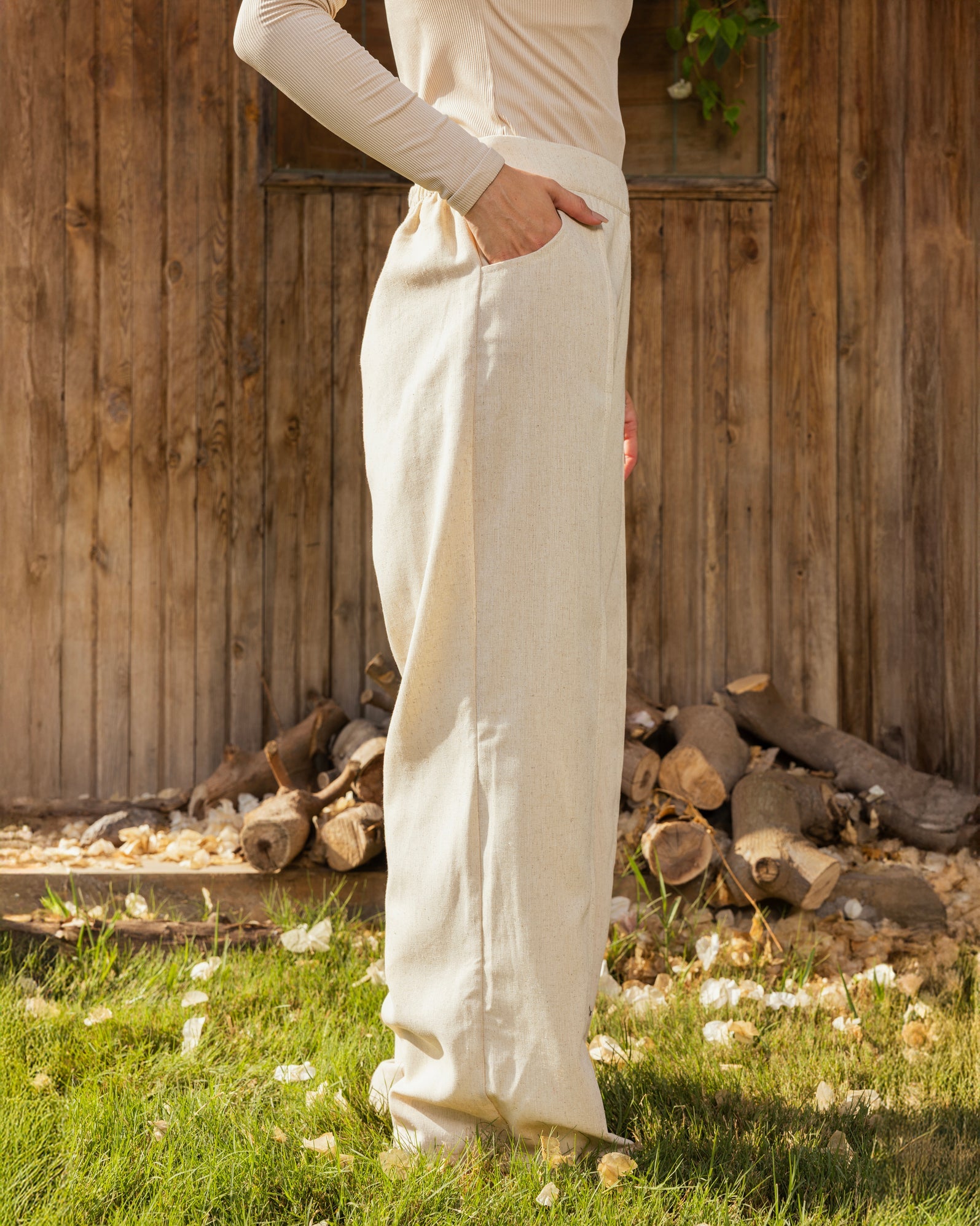 Sway Pants Beige - AB ESSENTIALS