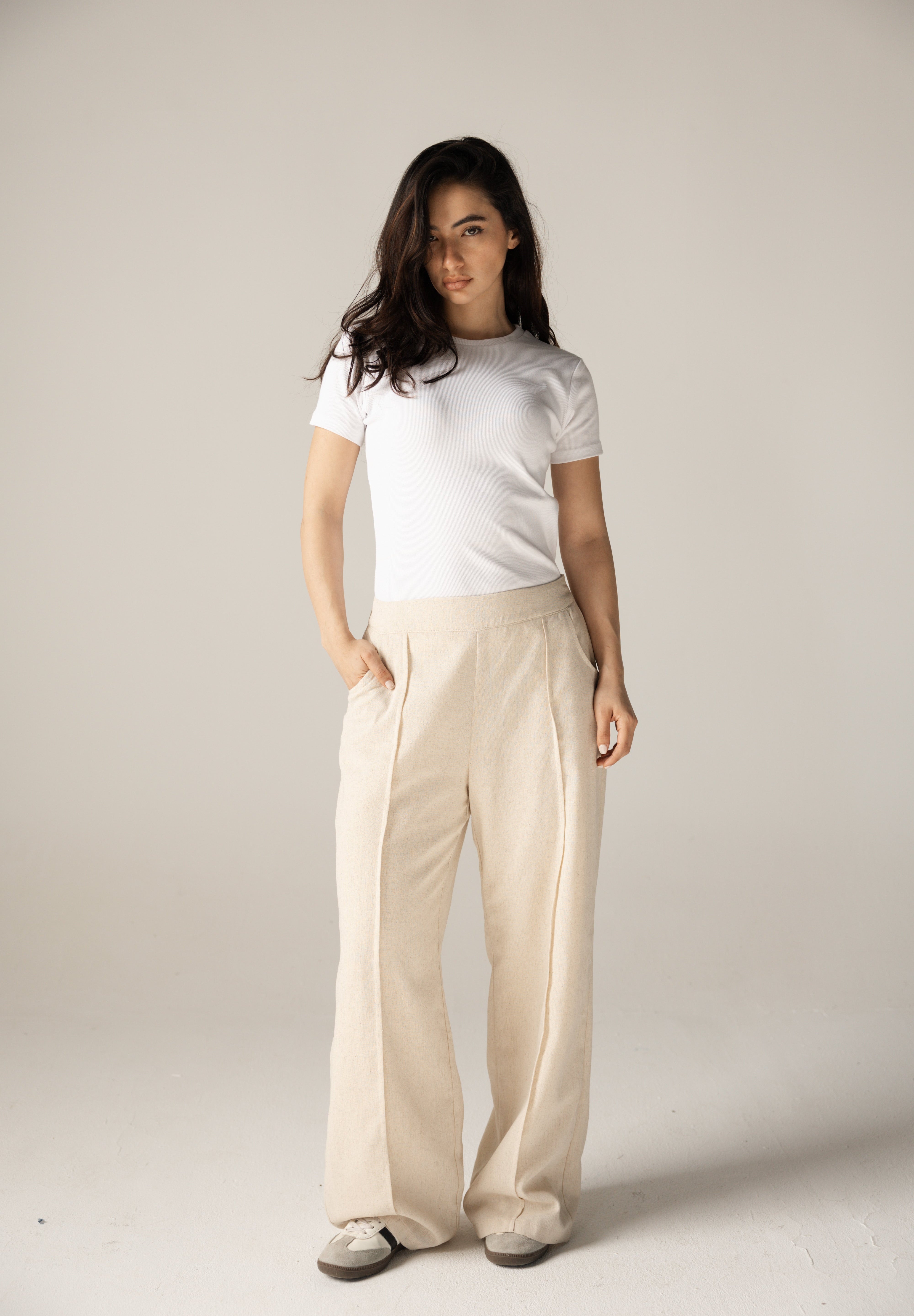 Sway Pants Beige - AB ESSENTIALS