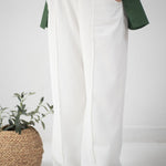 Sway Pants White - AB ESSENTIALS